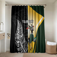 New Zealand and South Africa Rugby Custom Bathroom Set Maori Silver Fern Springbok Together - Polynesian Pride