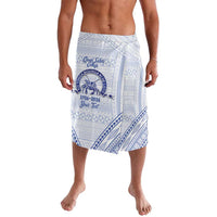 Queen Salote College 100 Years Personalized Lavalava Tonga QSC Heilala Lei White Ngatu Pattern