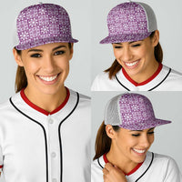 Poni Palaka Quilt Hawaii Baseball Net Cap Hawaiian Tropical Monstera Sea Turtle