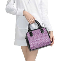 Poni Palaka Quilt Hawaii Shoulder Handbag Hawaiian Tropical Monstera Sea Turtle