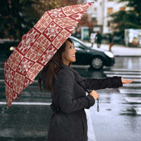 Ulaula Palaka Quilt Hawaii Umbrella Hawaiian Tropical Monstera Sea Turtle