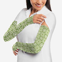 Omaomao Palaka Quilt Hawaii Arm Sleeves Hawaiian Tropical Monstera Sea Turtle