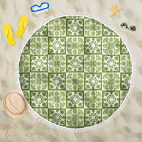 Omaomao Palaka Quilt Hawaii Beach Blanket Hawaiian Tropical Monstera Sea Turtle