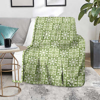 Omaomao Palaka Quilt Hawaii Blanket Hawaiian Tropical Monstera Sea Turtle