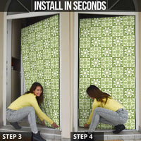 Omaomao Palaka Quilt Hawaii Door Cover Hawaiian Tropical Monstera Sea Turtle