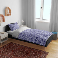Polu Palaka Quilt Hawaii Bedding Set Hawaiian Tropical Monstera Sea Turtle