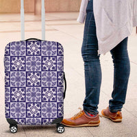 Polu Palaka Quilt Hawaii Luggage Cover Hawaiian Tropical Monstera Sea Turtle