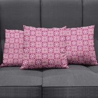 Akala Palaka Quilt Hawaii Pillow Cover Hawaiian Tropical Monstera Sea Turtle