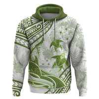 Lime Green Polynesia Zip Hoodie Polynesian Turtle Shark Tattoo Tropical Vintage LT14 Pullover Hoodie Lime Green - Polynesian Pride