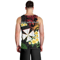 Wallis and Futuna Victory Day Men Tank Top Liberty Equality Fraternity Polynesian Plumeria