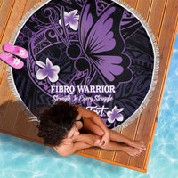 Personalised Fibromyalgia Awareness Month Beach Blanket Fibro Warrior Strength In Every Struggle