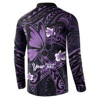 Personalised Fibromyalgia Awareness Month Button Sweatshirt Fibro Warrior Strength In Every Struggle