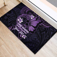 Personalised Fibromyalgia Awareness Month Rubber Doormat Fibro Warrior Strength In Every Struggle