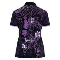 Personalised Fibromyalgia Awareness Month Women Polo Shirt Fibro Warrior Strength In Every Struggle