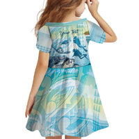 Personalized Snorkeling Hawaii Family Matching Off Shoulder Maxi Dress and Hawaiian Shirt Ocean Lover Hawaiian Kakau Honu Turtle