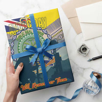 Niue ANZAC Day Wrapping Paper We Will Remember Them Camouflage Style - Polynesian Pride