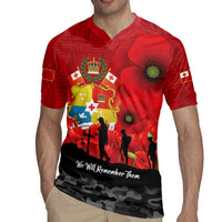 Tonga ANZAC Day Rugby Jersey Ngatu Pattern We Will Remember Them