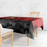 Tonga ANZAC Day Tablecloth Ngatu Pattern We Will Remember Them