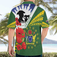 Cook Islands ANZAC Day Hawaiian Shirt Last Post Lest We Forget