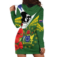 Cook Islands ANZAC Day Hoodie Dress Last Post Lest We Forget