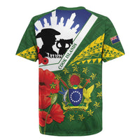 Cook Islands ANZAC Day Rugby Jersey Last Post Lest We Forget