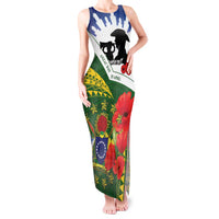 Cook Islands ANZAC Day Tank Maxi Dress Last Post Lest We Forget