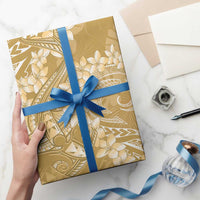 Yellow Polynesia Hammerhead Shark Tattoo With Plumeria Lei Wrapping Paper - Polynesian Pride