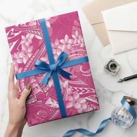 Pink Polynesia Hammerhead Shark Tattoo With Plumeria Lei Wrapping Paper - Polynesian Pride