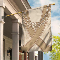 Mauri Ribaberiki Kiribati Garden Flag Cowrie Shells Lei Palm Leaf Weaving