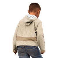 Mauri Ribaberiki Kiribati Kid Hoodie Cowrie Shells Lei Palm Leaf Weaving