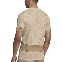 Mauri Ribaberiki Kiribati Rugby Jersey Cowrie Shells Lei Palm Leaf Weaving