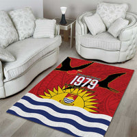 Mauri Kiribati Independence Day Area Rug 1979 Proud National Frigatebird