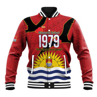 Mauri Kiribati Independence Day Baseball Jacket 1979 Proud National Frigatebird