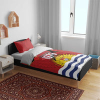 Mauri Kiribati Independence Day Bedding Set 1979 Proud National Frigatebird