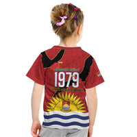 Mauri Kiribati Independence Day Kid T Shirt 1979 Proud National Frigatebird
