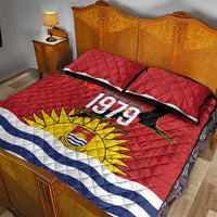 Mauri Kiribati Independence Day Quilt Bed Set 1979 Proud National Frigatebird