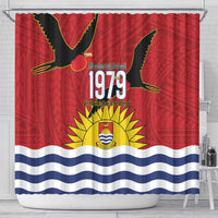 Mauri Kiribati Independence Day Shower Curtain 1979 Proud National Frigatebird