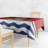 Mauri Kiribati Independence Day Tablecloth 1979 Proud National Frigatebird