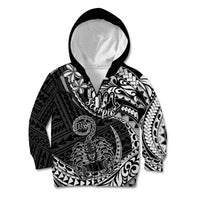 Polynesian Pride Scorpio Zodiac Kid Hoodie Astrological Sign Tribal Plumeria Black LT14 Zip Hoodie Black - Polynesian Pride