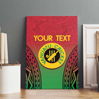 Custom Vanuatu Cricket Canvas Wall Art 2024 Polynesian Pattern Sporty Style