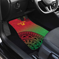 Custom Vanuatu Cricket Car Mats 2024 Polynesian Pattern Sporty Style