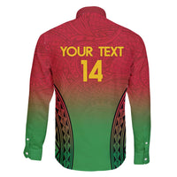 Custom Vanuatu Cricket Family Matching Tank Maxi Dress and Hawaiian Shirt 2024 Polynesian Pattern Sporty Style