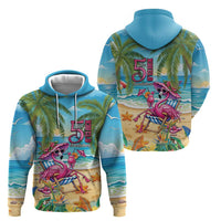 Flamingo Aloha Hawaii Hoodie It's 5 O’Clock Somewhere Tropical Vibes - Polynesian Pride