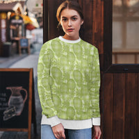 Omaomao Hawaii Breadfruit Palaka Motifs Ugly Christmas Sweater LT14 - Polynesian Pride