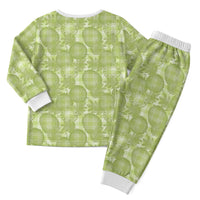 Omaomao Hawaii Breadfruit Palaka Motifs Christmas Pajama Set LT14 - Polynesian Pride