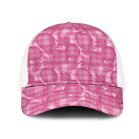 Alaka Hawaii Breadfruit Palaka Motifs Mesh Trucker Cap