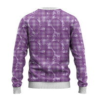 Poni Hawaii Breadfruit Palaka Motifs Ugly Christmas Sweater LT14 - Polynesian Pride