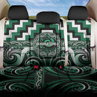 Aotearoa Whakatohea Back Car Seat Cover Maori Iwi Poutama Puhoro Tattoo LT14 One Size Green - Polynesian Pride