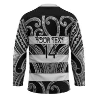 Hawke's Bay Custom Rugby New Zealand Hockey Jersey Aotearoa Maori Pukana Tiki Mascot