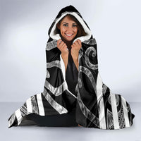 Hawke's Bay Custom Rugby New Zealand Hooded Blanket Aotearoa Maori Pukana Tiki Mascot